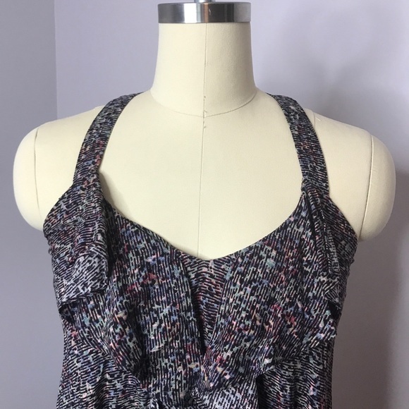 BCBGeneration Lace Strap Back Ruffle Tank - Picture 3 of 6